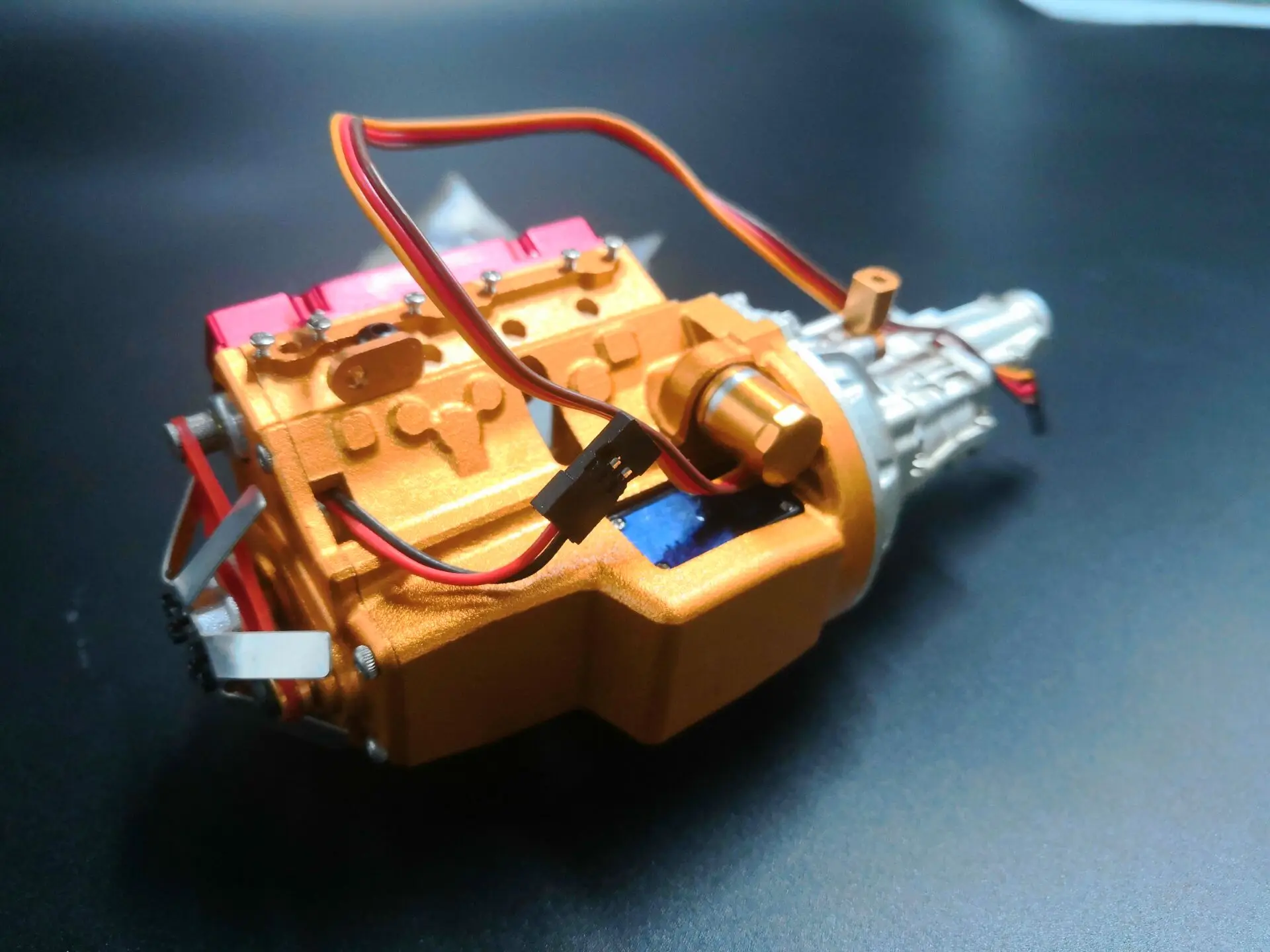 Двигатель/Мотор V8 для масштаба 1/10 1/14 1/12 RC Rock Cralwer toys Truck 8x8 6x4 тягач кросс каподастр