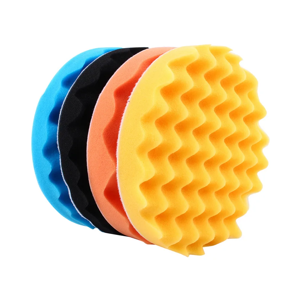 Набор кистей для полировки автомобиля 4 шт. губка стайлинга воском стирка