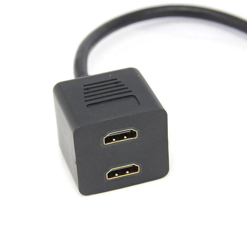 0 3 м 1 HDMI штекер на 2 гнезда для HDTV/DVD/для PS3 или PSP адаптер HDMI|Компьютерные кабели и