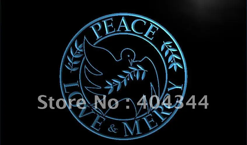 LK652 Peace ЛЮБОВЬ милость домашний Декор подарок светодиодный неоновый светильник
