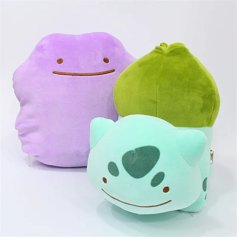 5 шт/лот 20 см аниме Bulbasaur плюшевая кукла Ditto фигурка фушигидане мягкая плюшевая игрушка высокого качества кавайная подушка для подарков