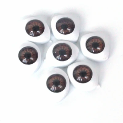 B 50PCS-8mm Не самоклеющиеся 50 шт. 8 мм reborn dolls Глаза Овальные Полые задние пластиковые глаза для кукольная маска DIY B глаза аксессуары для кукол - Цвет: B 50PCS-8mm