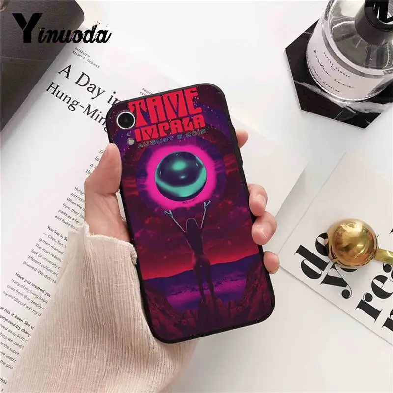 A3 Yinuoda Tame Impala мягкий черный чехол для телефона для iPhone 8 7 6 6S Plus 5 5S SE XR X XS MAX 11 11pro 11promax Coque Shell - Цвет: A3