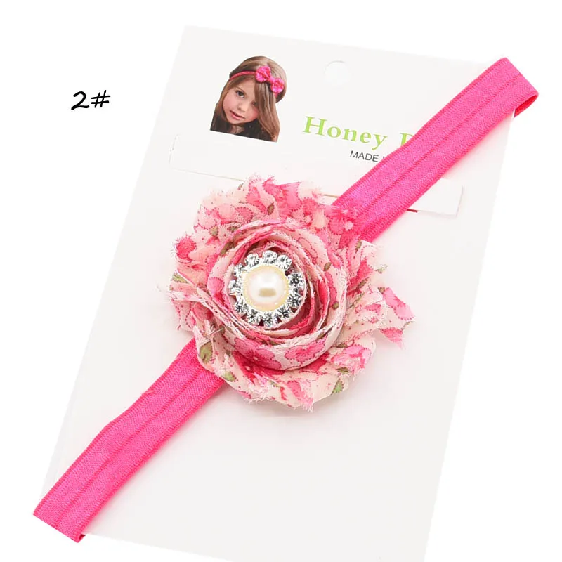 1 шт. потертые цветы банты для волос аксессуары новорожденных|flower hairband|bow headbandhair