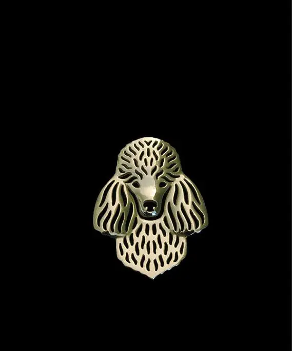 Оптовая продажа брошь в виде пуделя подарочные украшения для женщин и мужчин 12