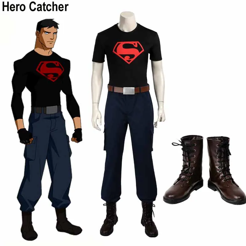 Герой Ловца высокого качества Костюм Супермена Young Justice сезон 2 костюм