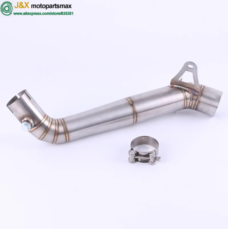 

Бесплатная доставка мотоцикла 61 мм выхлопная средняя труба для HONDA CBR1000RR CBR1000 2008-2014 без выхлопа