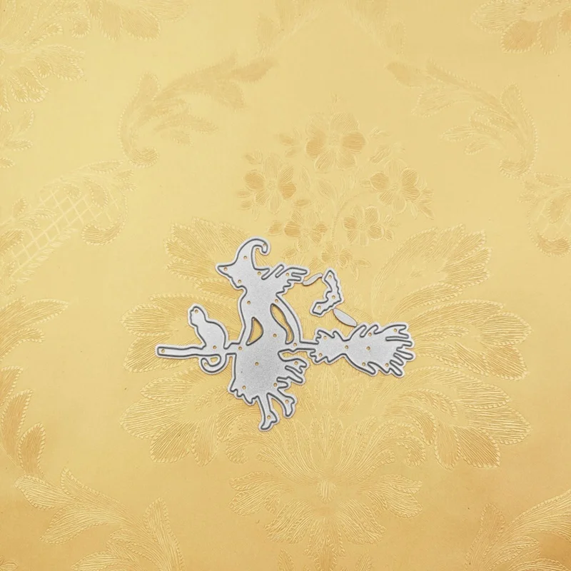 Режущие штампы в виде ведьмы на Хэллоуин нож форма для резки бумаги скрапбукинга