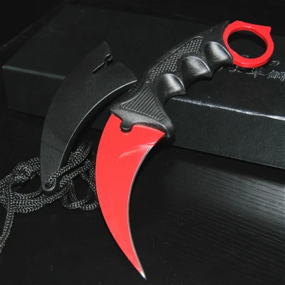 16 CS GO бабочка в ноже Karambit складной нож тренировочный нож подарок balisong Практичный Нож не заточенный металл - Цвет: 16