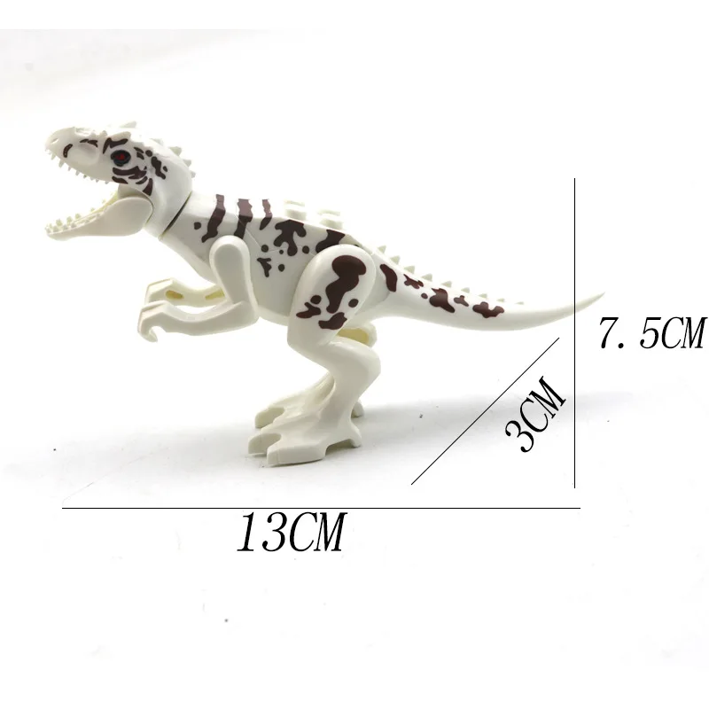 Легоинги Динозавры Юрского мира Зона защиты Карнотавра Набор строительных блоков Детские игрушки Juguetes Совместимые с Легоингом.
