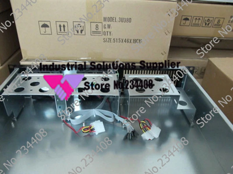 

New 2U Serve Firewall Storage 2U Chassis PC Power Supply 380 Short Case Aluminum Panel