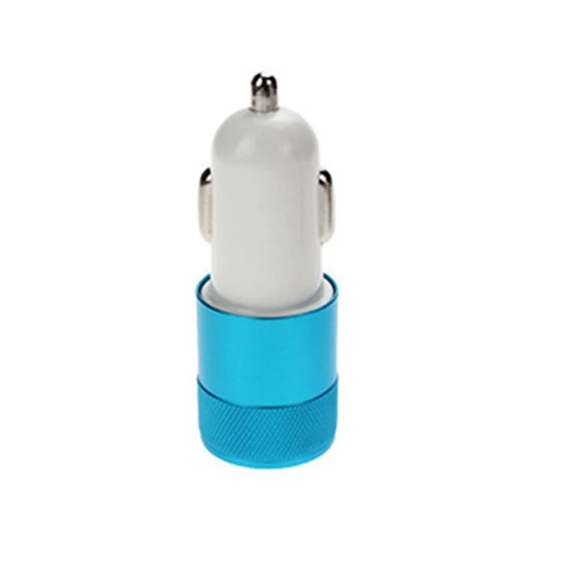 Автомобильное зарядное устройство с двумя портами USB кабель Micro 1 м 2 3