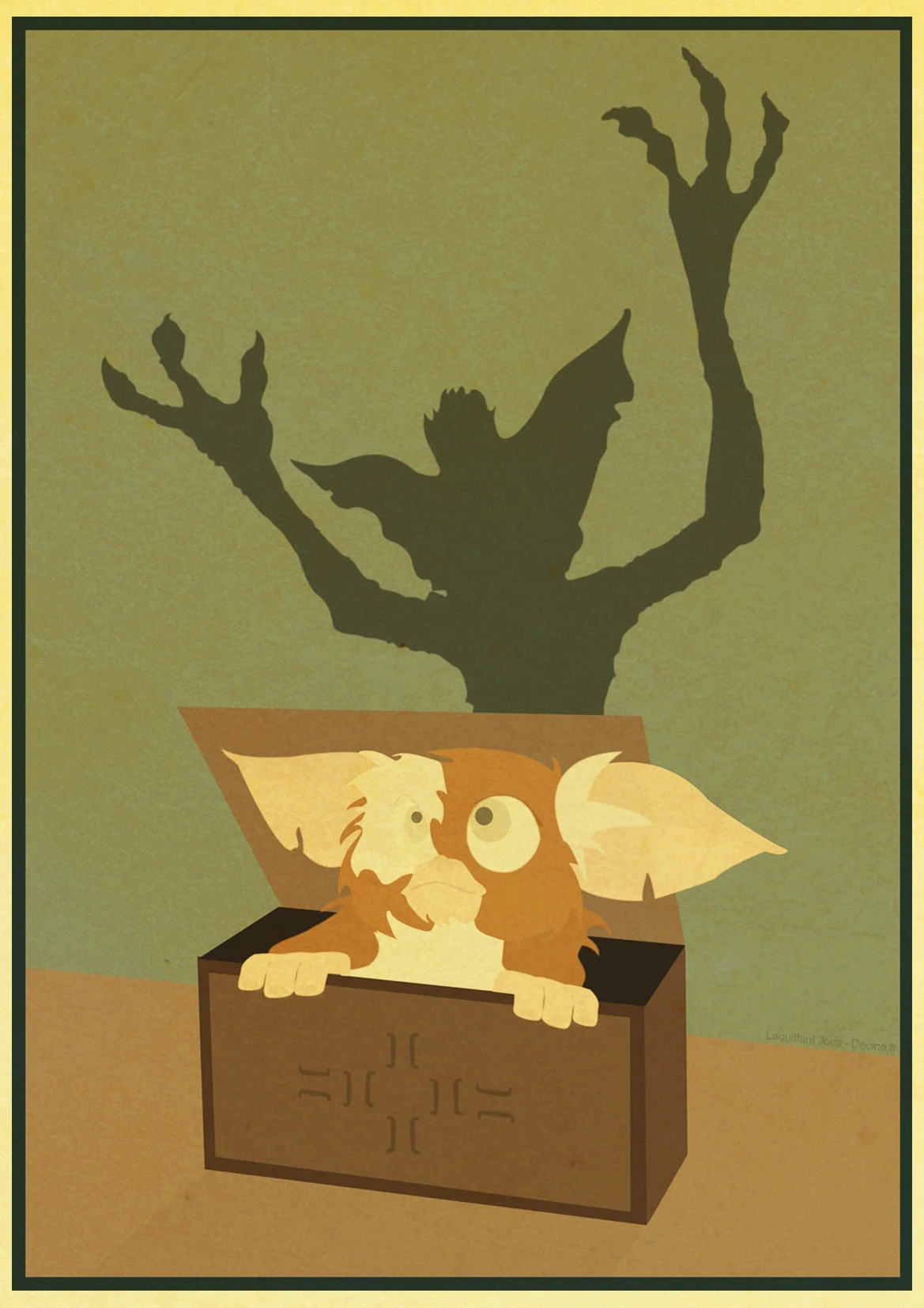 D151 Фильм Gremlins Ретро плакат печатает высокое качество настенные наклейки для гостиной украшения дома - Цвет: D151