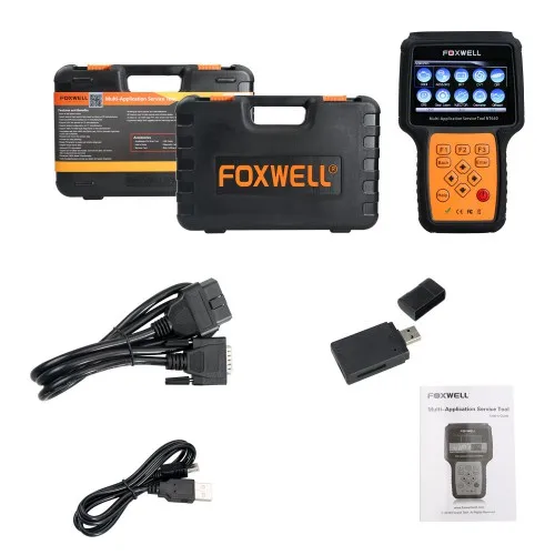 Foxwell NT650 OBD2 Диагностический сервисный инструмент двигатель ABS подушки безопасности srs 13 функции сброса автоматический сканер