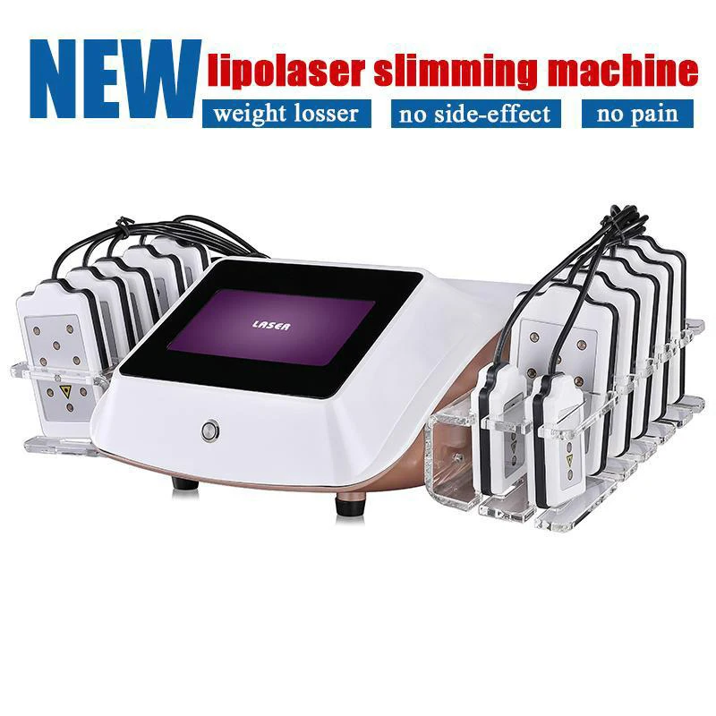 

2019 new Arrival 160mw Diode Fat Burning Anti-Cellulite Body Sculpting 14 Pads Weight Loss Beauty Slimming Machine Spa&salon