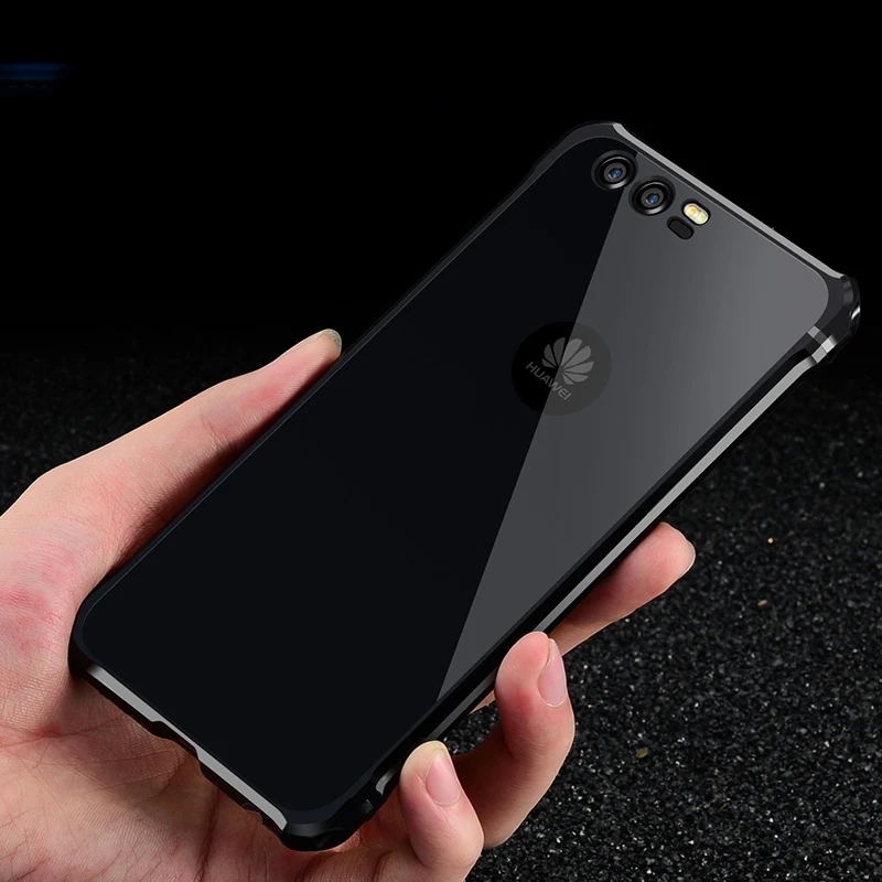 Luxury for Huawei P10 Case 2 in 1 Slim Metal Frame + Acrylic Back Cover Plus Anti-knock Anti-scratch Hard Housing |