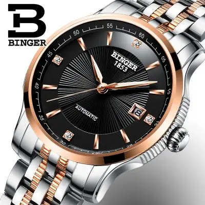 Швейцария Для мужчин автоматические часы Роскошные спортивные Бизнес