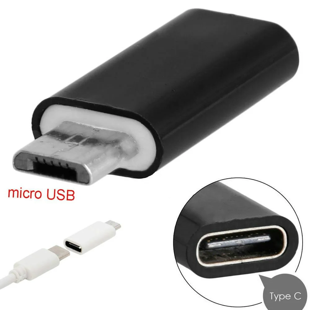 Мини Micro USB Мужской к type C Женский Джек OTG адаптер конвертер Разъем для телефон
