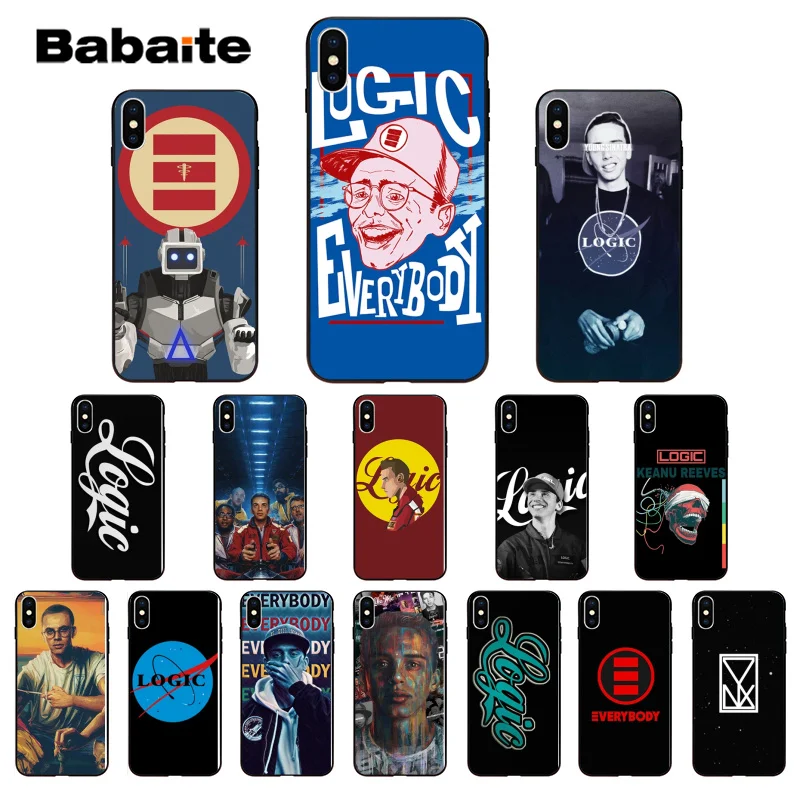 Высококачественный чехол для телефона Babaite Rapper Logic все клиенты Apple iPhone 7 8 6 6S Plus X XS