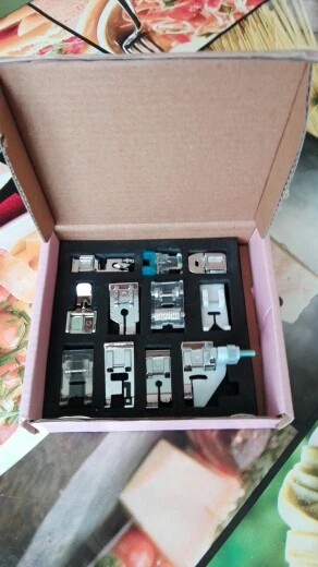 11 шт./компл. многофункциональная прижимная лапка ножки швейной машины запасные