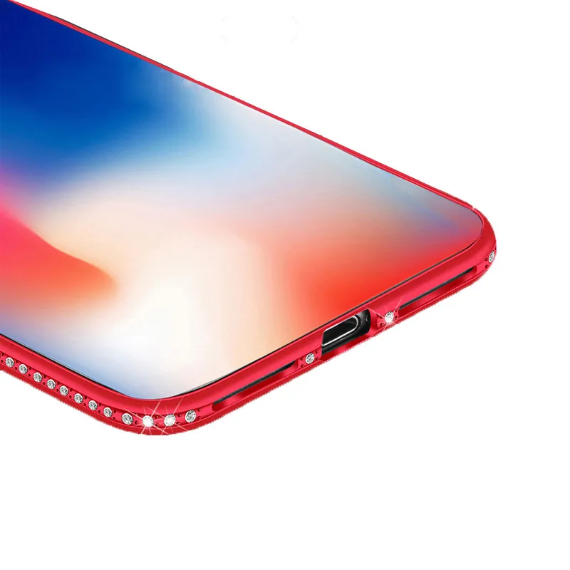 Luxury Bling Diamond phone Case on for iphone XS XR Max Soft Silicone TPU Cover X 5 5S SE 6 6s Plus 7 8 |