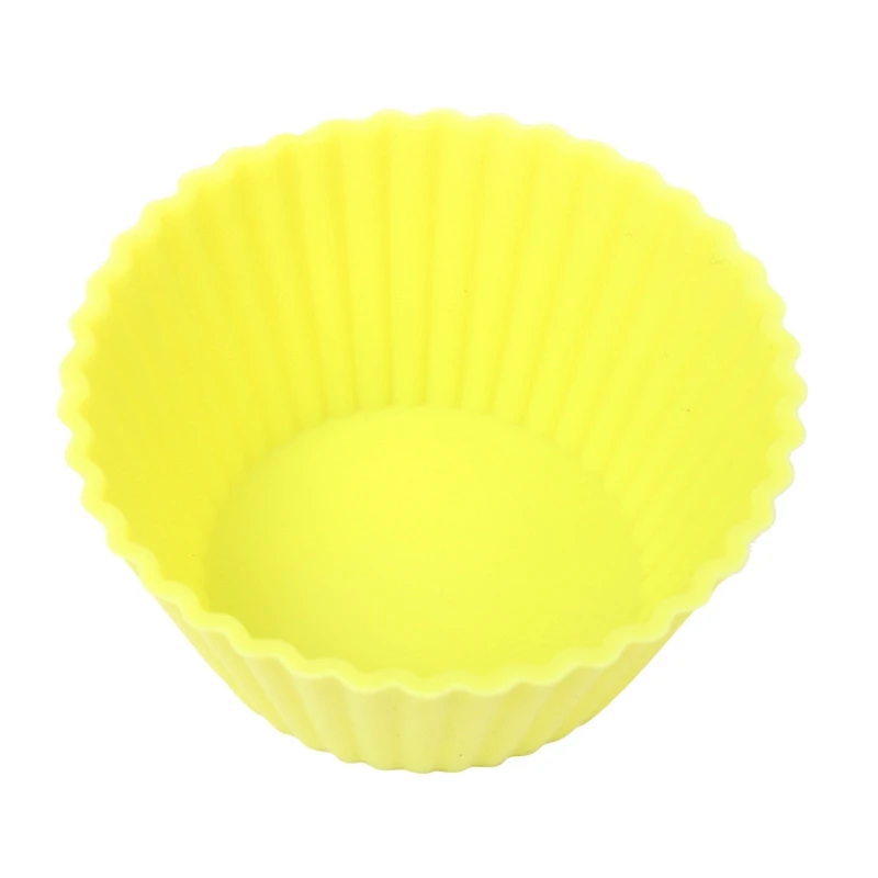 12 шт. Мини силиконовая чашка форма для торта Форма кексов выпечки Кухонные