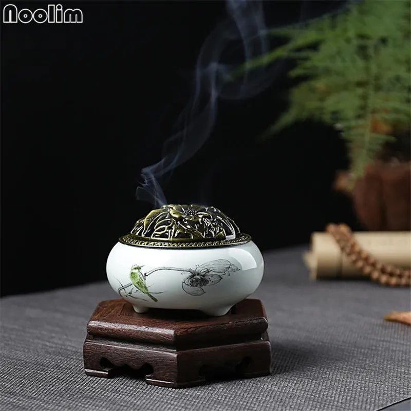 Креативная катушка курильницы Декор для дома керамическая палочка горелка с