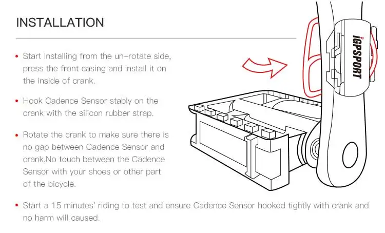 IGPSPORT C61 Cadence SPD61 датчик скорости двойной режим Поддержка bluetooth и ant+ велосипед скорость Каденция для garmin bryton компьютера