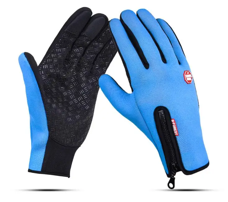 Winter Touch Screen Gloves Men Warm Windproof Glove Fashion Classic Camping Hiking Motorcycle Sports Full Finger Unisex Gloves