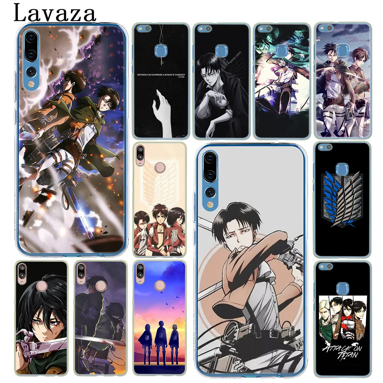 Чехол для телефона Lavaza Attack on Titan EREN ARMIN Levi Huawei P30 P20 Pro P10 P9 Plus P8 Lite Mini 2016 2017 P smart Z