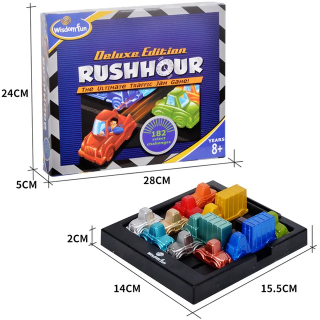 Игра игра Rushhour Traffic jam time Rush детская головоломка для развития логики