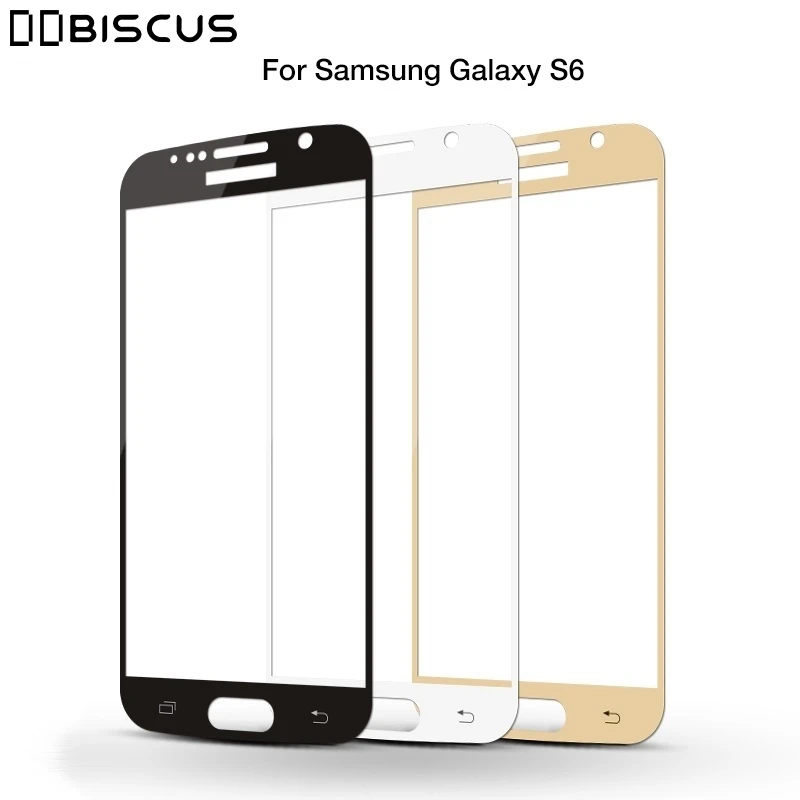 Закаленное стекло экрана полное покрытие протектор для samsung Galaxy S6 S 6 G920 SM-G920F G920F G920H G920F/DS Премиум Защитная пленка