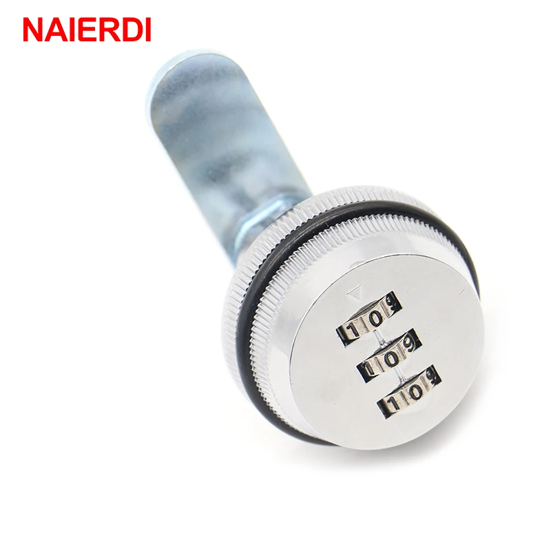 5 шт. кодовый замок NAIERDI черный/серебристый сплав цинка замки с паролем