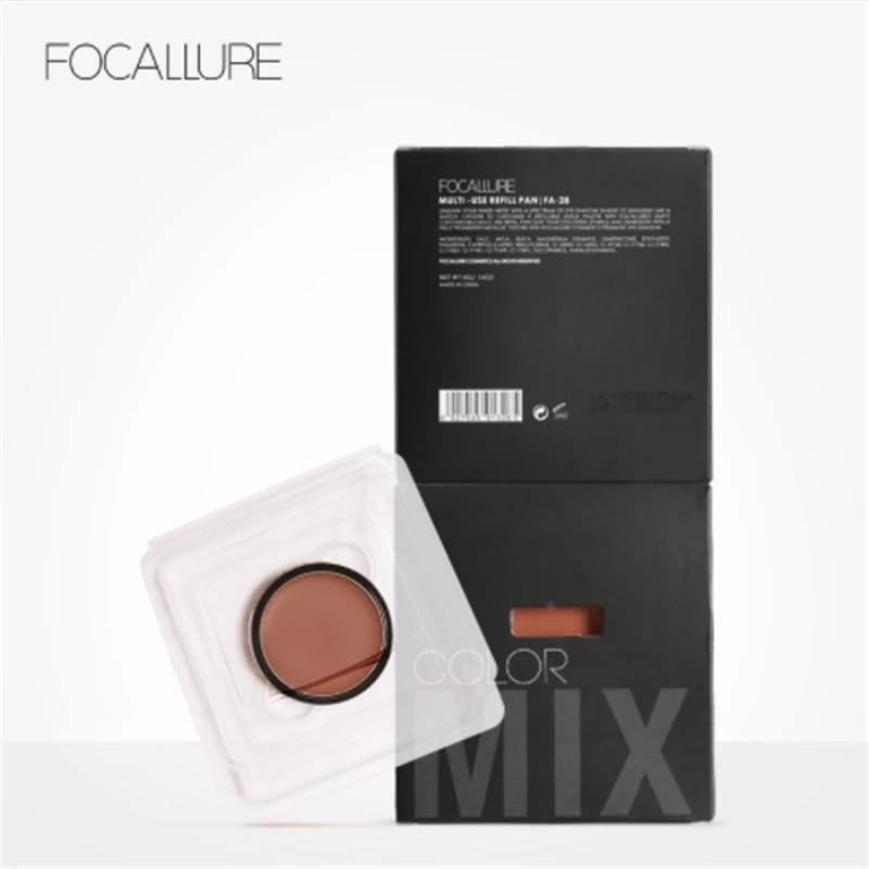 FOCALLURE 4 цвета для макияжа бронзатор Маркер Контур Shading Порошок обрезки макияж