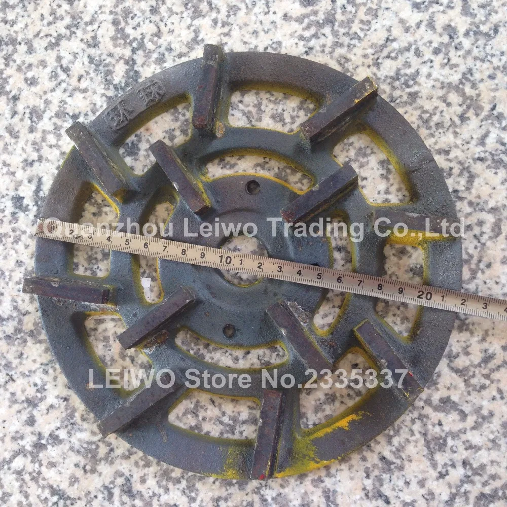 8 ступенчатая гранитная полировальная система шлифовальный диск с металлической