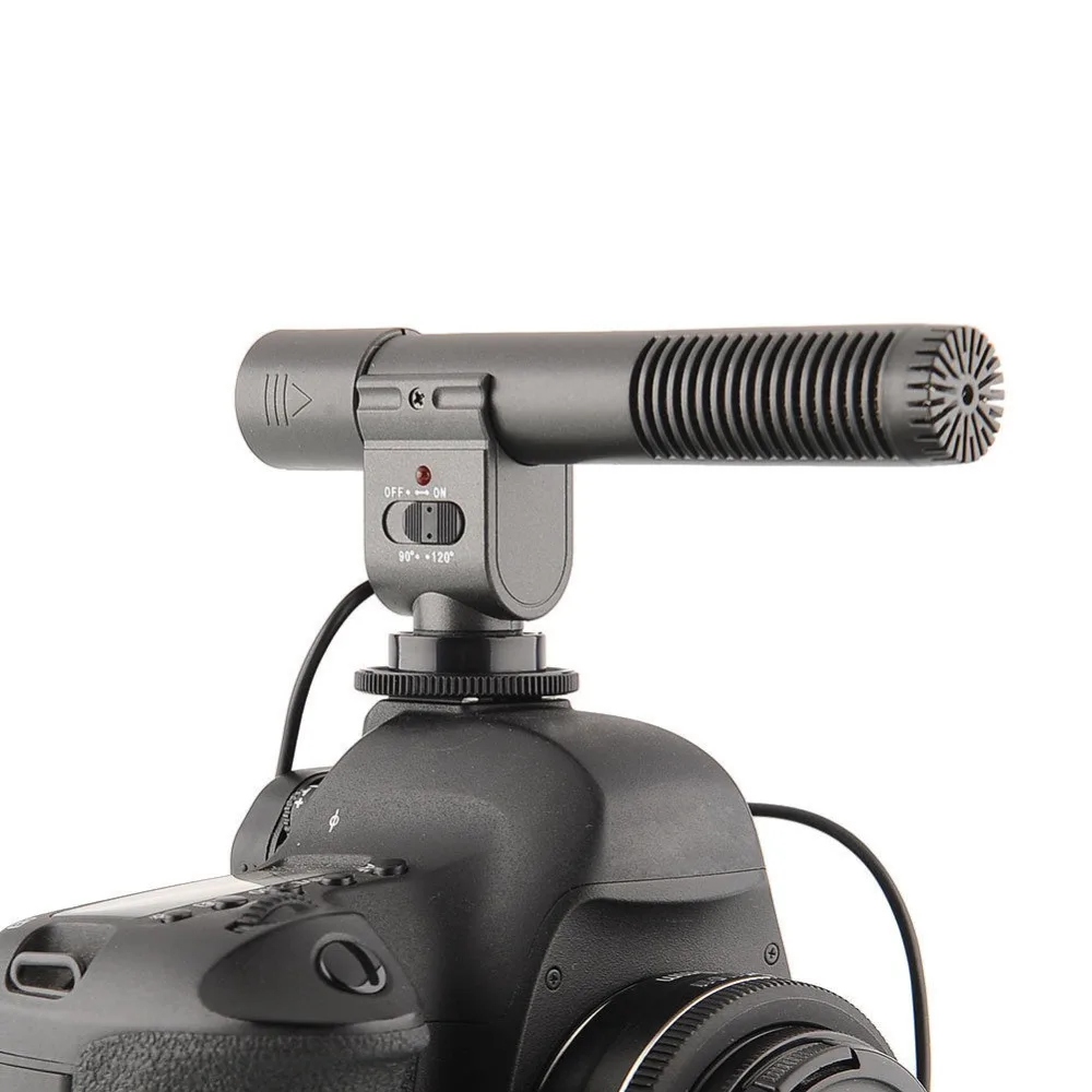 ShengGu SG-108 видеокамера Цифровая камера стерео пистолет микрофон для Canon EOS 1200D 1100D 6D 7D 5D3 550D 60D 600D Rebel T3i T2i
