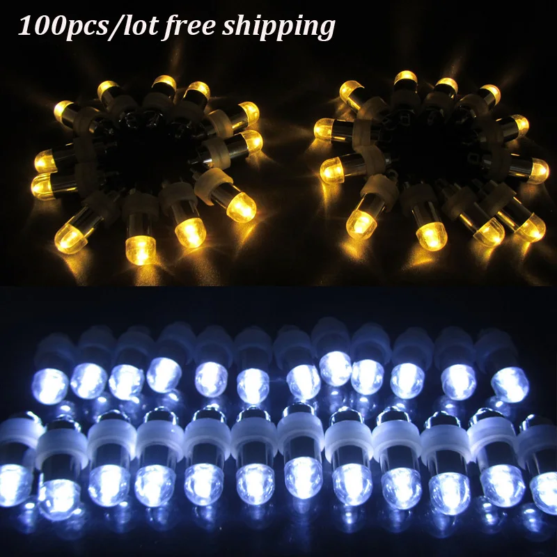 

100 Pcs Lot Led Ball Lamps Waterproof Balloon Lights for Paper Lantern Party Wedding Centerpieces Decoration Vases High Quality