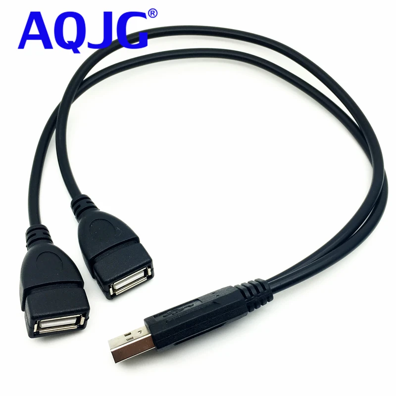 USB 2 0 штекер к двойным гнездовой разъем Y разветвитель Кабельный адаптер|cable
