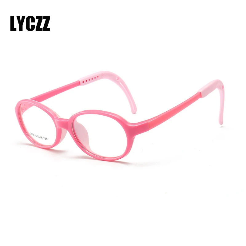 Lyczz Новый TR90 силиконовые очки для маленького мальчика оправа очков Детская