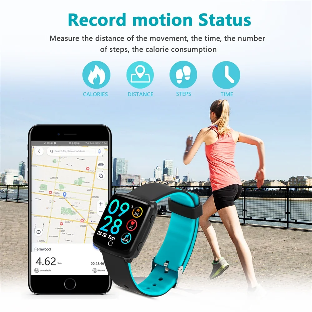 696 BL89 Смарт часы браслет Для мужчин женщин спортивные наручные крови Давление