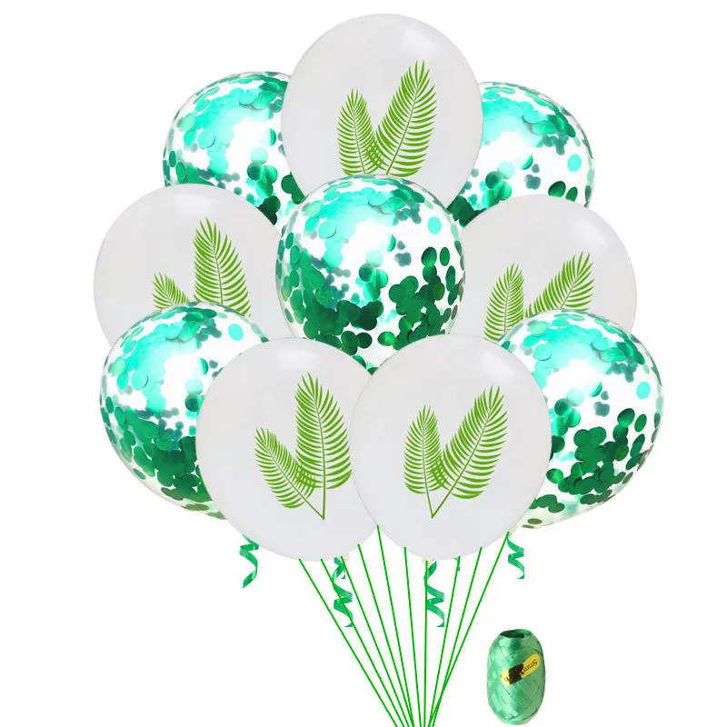 Гавайские украшения для тематических вечеринок 10 шт воздушные шары Фламинго