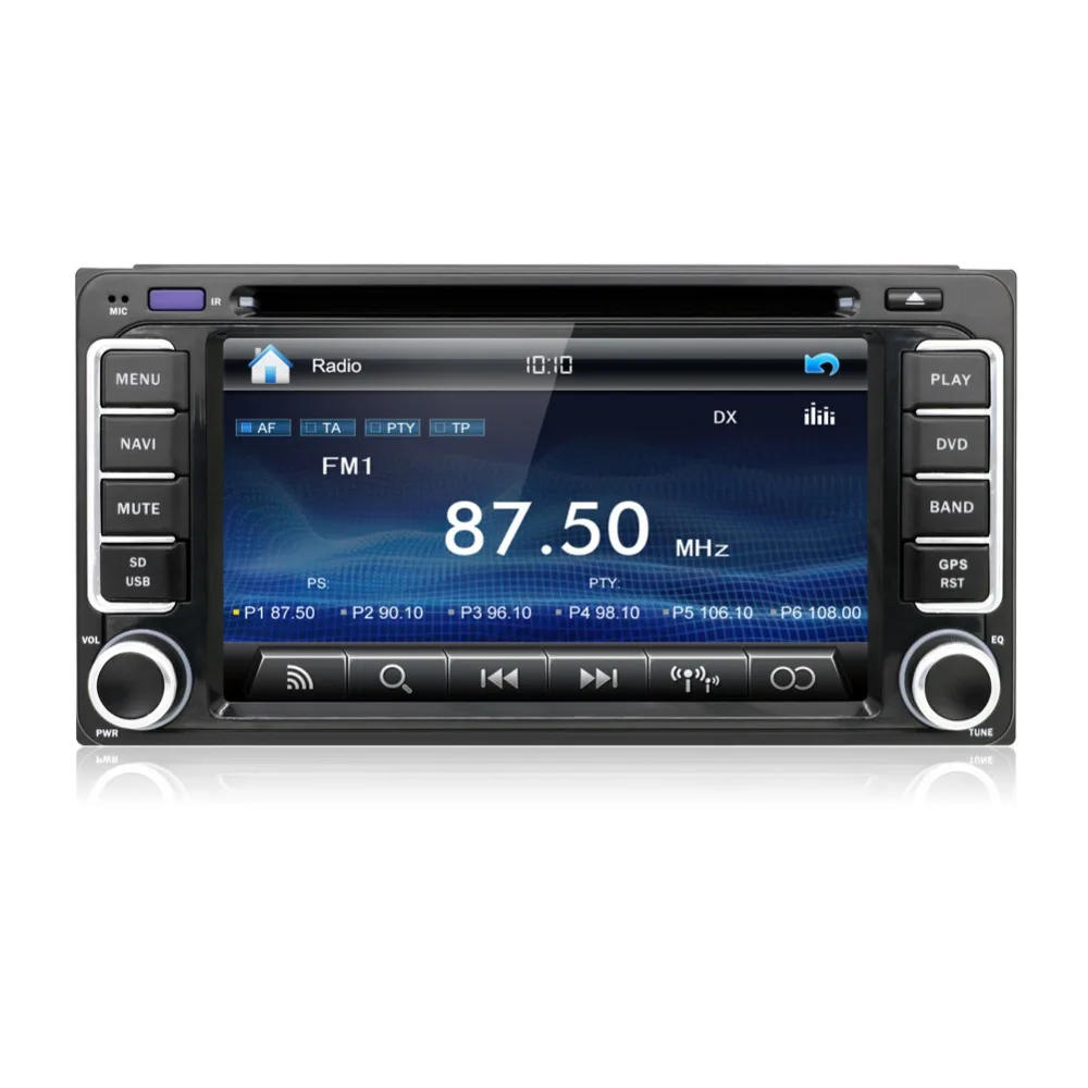 800*480 6 2 ''автомобильный dvd-плеер для Toyota Prado 120 Land Cruiser 2002-2009 с Bluetooth управление