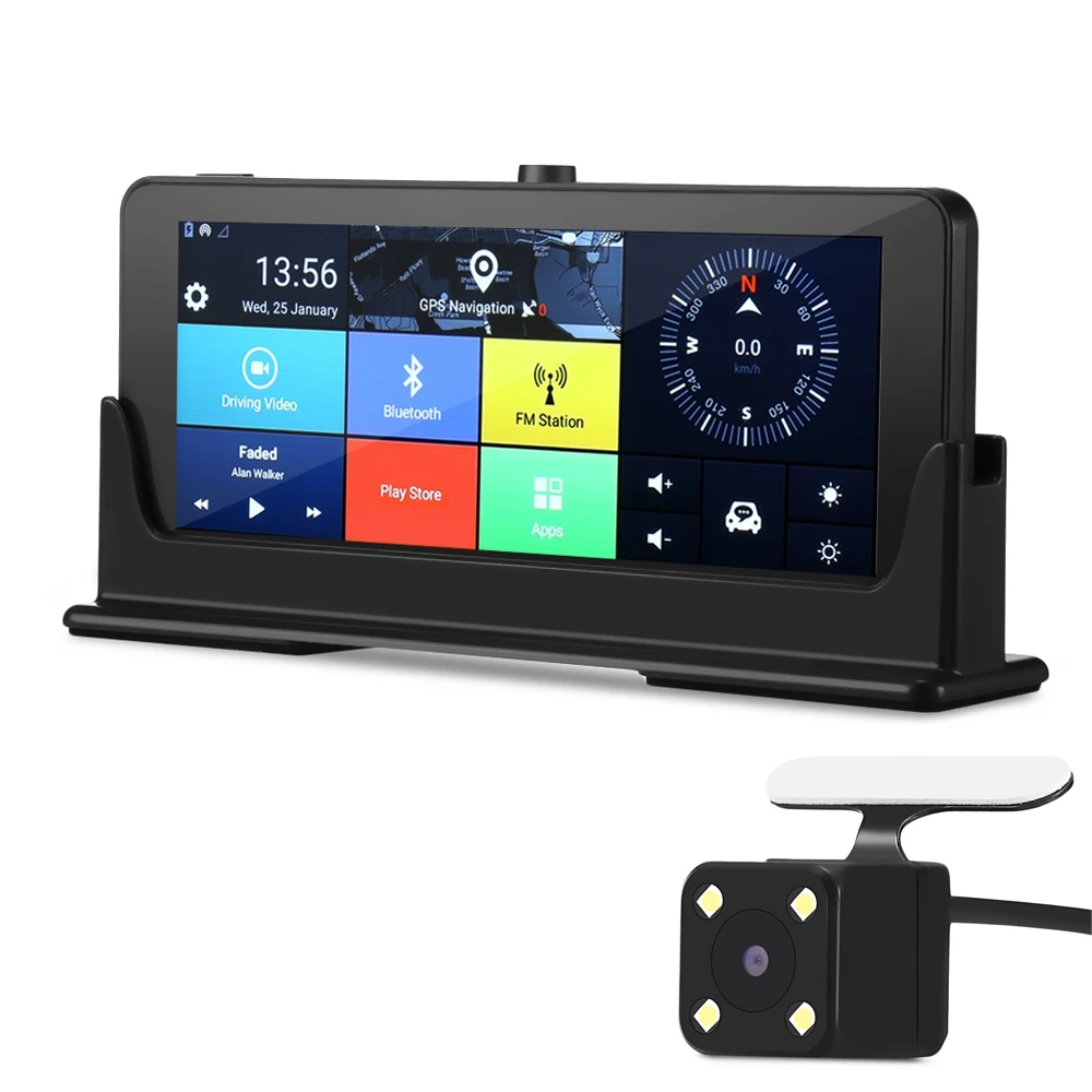 Zeepin 682 4 г Android ADAS заднего вида регистраторы автомобиля детектор укладки камеры dvr