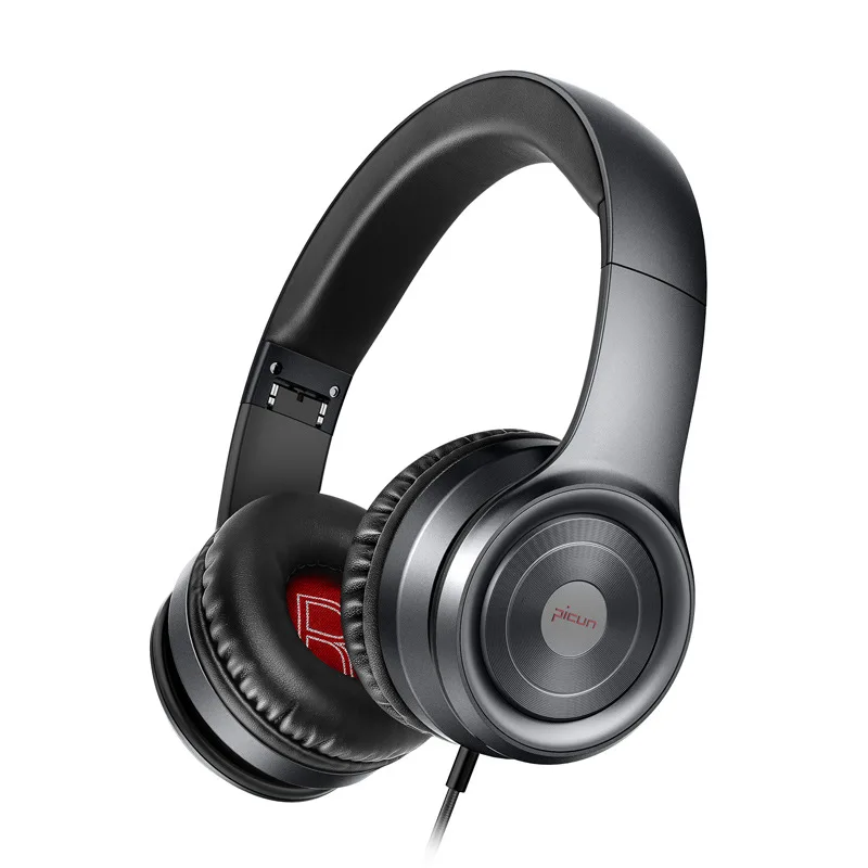 Active Noise Cancelling Headphones 3.5mm Headset Foldable Design Stereo Heavy Bass Effect for Smart Phones Computer Games | Электроника