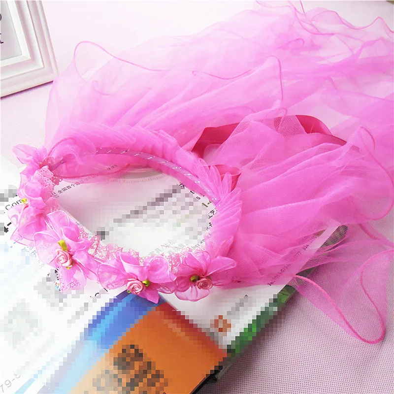 Распродажа детский головной убор Белая Гирлянда романтичные Свадебные