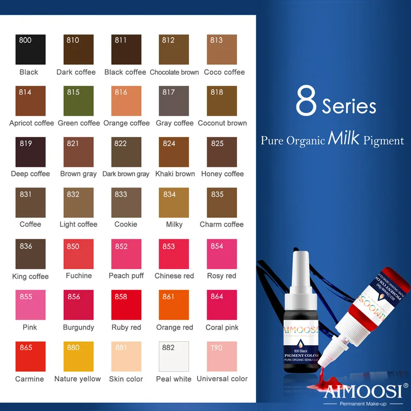 1 шт. тату микро Перманентный макияж Пигмент для бровей и губ Красота Косметика