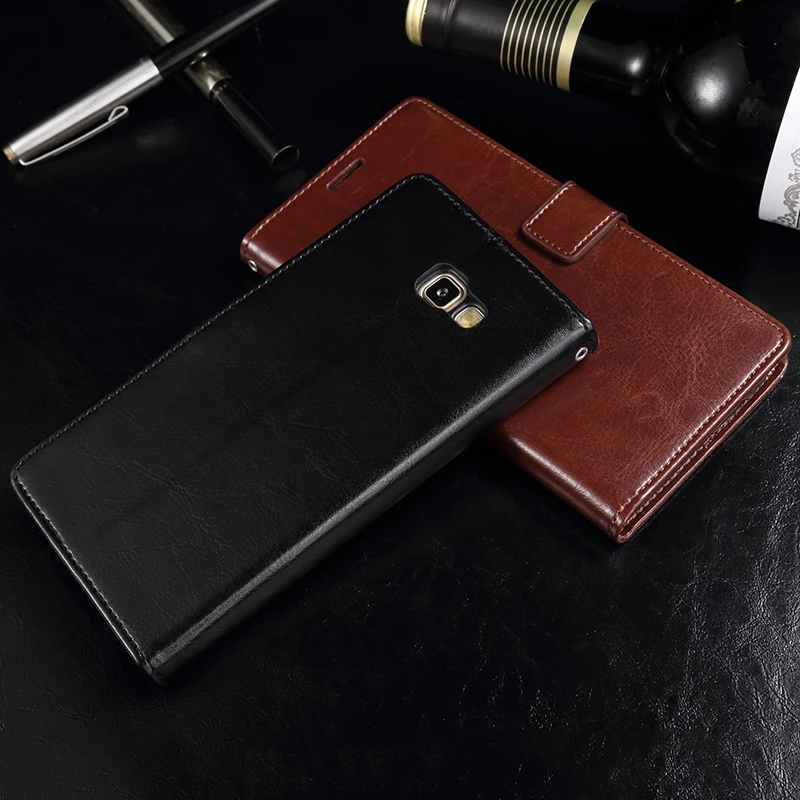 Flip Cover Case For Samsung Galaxy A5 2017 A520F/ A7 A702F Wallet Leather Phone Ultra Thin Back Card Holder | Мобильные телефоны и