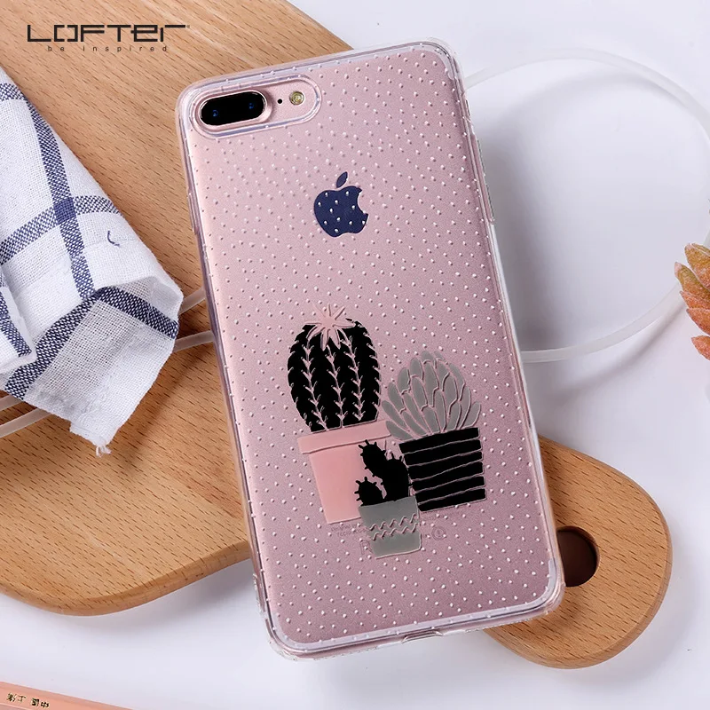 ТПУ мягкий чехол для Apple iPhone 7 Plus Телефонные Чехлы силиконовые завод Grometry