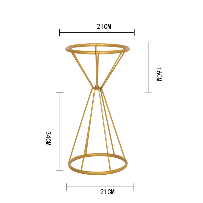 JAROWN Wedding Decoration Iron Flower Stand Stage Props Decor Road Sign Creative Flower Frame Photography Home Decoration - Color: J