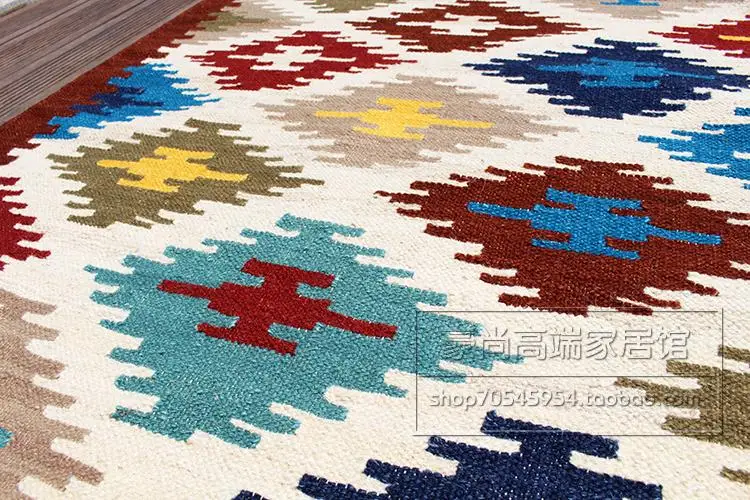 100% импортированный из Индии ручной работы тканая шерсть Экзотический